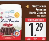 Feinster Back-Zucker Angebote von Südzucker bei EDEKA Augsburg für 1,29 €