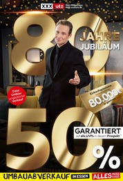 XXXLutz Möbelhäuser Prospekt für Solingen mit 28 Seiten XXXLutz Möbelhäuser Prospekt für Solingen: "80 JAHRE JUBILÄUM", 28 Seiten, 16.12.2024 - 29.12.2024