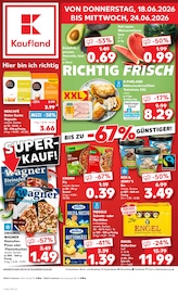 Kaufland Supermarkt Prospekt der aktuellen Woche mit 56 Seiten, gültig von 18.06.2026 bis 24.06.2026, in Schnelldorf und Umgebung Aktueller Kaufland Supermarkt Prospekt in Schnelldorf und Umgebung, "Hier bin ich richtig" mit 56 Seiten, 18.06.2026 - 24.06.2026