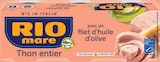 Thon entier avec un filet d'huile d'olive - RIO MARE en promo chez Intermarché Super Mérignac à 3,39 €
