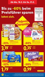 Lidl Tafel im Prospekt 