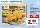 Chicken Wings oder Nuggets im Backteig mit Dip bei nah&frisch im Hasbergen Prospekt für 2,99 €
