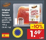Original Jamón Serrano im Angebot bei Netto Marken-Discount in Bremen Original Jamón Serrano Angebote von Las Cuarenta bei Netto Marken-Discount Bremen für 1,69 €