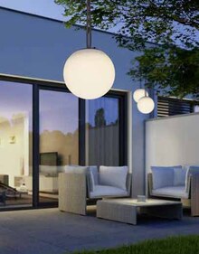 Solar-Hängeleuchte bei BAUHAUS in Berlin Solar-Hängeleuchte im Angebot bei BAUHAUS Berlin für 24,90 €