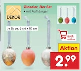 Glaseier, 3er Set im Angebot bei Netto Marken-Discount in Siegburg Glaseier, 3er Set Angebote von DEKOR bei Netto Marken-Discount Siegburg für 2,99 €