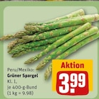 Grüner Spargel im aktuellen REWE Prospekt