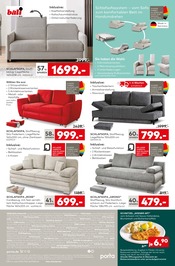 Schlafsofa im porta Möbel Prospekt in Hofheim Aktueller porta Möbel Prospekt mit Schlafsofa, "BESSER GLEICH ZU PORTA", Seite 12