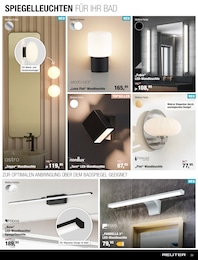 LED-Wandleuchte Angebot & Preis im aktuellen REUTER Prospekt LED-Wandleuchte Angebot im aktuellen REUTER Prospekt auf Seite 33