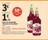 E.Leclerc Plérin - Promo SIROP DE GRENADINE Promo SIROP DE GRENADINE à 1,50 € dans le catalogue E.Leclerc à Plérin