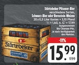 Pilsener-Bier, Schwarz-Bier oder Bernstein-Weizen bei EDEKA im Schleusingen Prospekt für 15,99 €