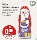 Weihnachtsmann von Milka im aktuellen V-Markt Prospekt für 0,99 €