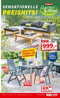 Gartenmöbel im Segmüller Prospekt "Highlight Angebote" mit 54 Seiten (Wiesbaden)
