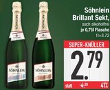 Sekt im EDEKA Prospekt Brillant Sekt von Söhnlein im aktuellen EDEKA Prospekt für 2,79 €