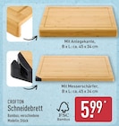 Schneidebrett mit Anlegekante von Crofton im aktuellen ALDI Nord Prospekt