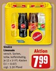 Limonade Angebote von Sinalco bei REWE Soest für 7,99 €