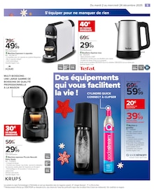 Promo Sodastream dans le catalogue Carrefour du moment à la page 7