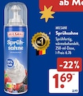 Sprühsahne von MILSANI für 1,69 € bei ALDI SÜD im Angebot Sprühsahne von MILSANI im aktuellen ALDI SÜD Prospekt
