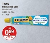 Delikatess Senf von Thomy im aktuellen V-Markt Prospekt für 0,99 €