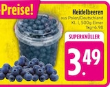 EDEKA - Heidelbeeren Angebot im Prospekt Heidelbeeren bei EDEKA im Prospekt "" für 3,49 €