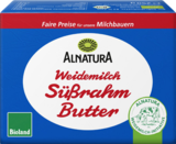 Weidemilch Süßrahmbutter von Alnatura im aktuellen budni Prospekt