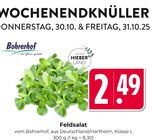 Hieber - Feldsalat Angebot im Prospekt Feldsalat bei Hieber im Prospekt "" für 2,49 €