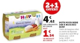 Pots pour bébé des 8 mois Bio - Hipp en promo chez Super U Pots pour bébé des 8 mois Bio - Hipp dans le catalogue Super U