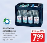 Mineralwasser Medium im Angebot bei famila Nordost in Elmshorn Mineralwasser Medium Angebote von Gerolsteiner bei famila Nordost Elmshorn für 7,99 €