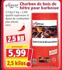 Charbon de bois de hêtre pour barbecue - GRILL GOURMET - Norma à Lunéville Charbon de bois de hêtre pour barbecue - GRILL GOURMET en promo chez Norma Lunéville à 5,99 €