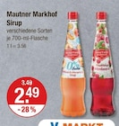 Sirup von Mautner Markhof im aktuellen V-Markt Prospekt für 2,49 €