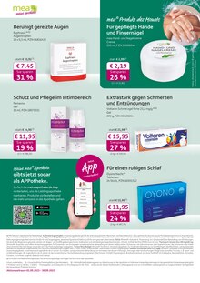 mea - meine apotheke Kleinostheim Prospekt der aktuellen Woche, gültig von 01.09.2023 bis 30.09.2023 Aktueller mea - meine apotheke Kleinostheim Prospekt "Unsere September-Angebote" mit 4 Seiten