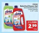 Rohrfrei Bio-Power-Gel von rorax für 2,99 € bei Marktkauf im Angebot Rohrfrei Bio-Power-Gel von rorax im aktuellen Marktkauf Prospekt