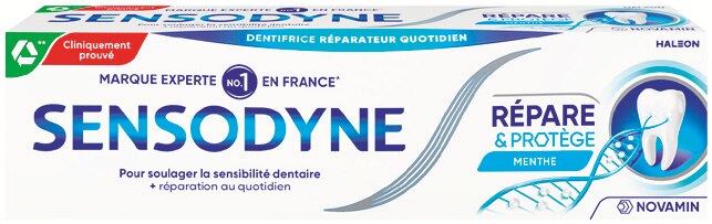 Sensodyne Dentifrice répare et protège novamin