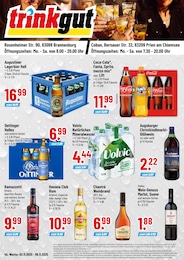 Trinkgut Prospekt für Oberaudorf mit 4 Seiten Trinkgut Prospekt für Oberaudorf: "Aktuelle Angebote", 4 Seiten, 03.11.2025 - 08.11.2025