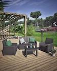 Salon bas Jade - KETER en promo à 119,99 € chez Carrefour Salon bas Jade - KETER dans le catalogue Carrefour