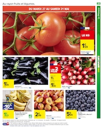 Prix et réduction Banane Bio dans le prospectus Carrefour en cours Offre Banane Bio dans le catalogue Carrefour du moment à la page 31