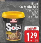 Cup Noodles Soba Angebote von Nissin bei E center Herne für 1,29 €