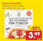 Pizza von Gustavo Gusto für 3,49 € bei Netto Marken-Discount im Angebot Pizza von Gustavo Gusto im aktuellen Netto Marken-Discount Prospekt