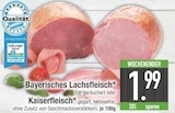 Bayerisches Lachsfleisch im EDEKA Prospekt Bayerisches Lachsfleisch von im aktuellen EDEKA Prospekt für 1,99 €