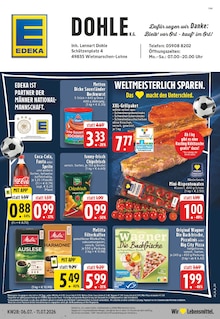 Cola im aktuellen EDEKA Prospekt (Lingen (Ems)) Cola im EDEKA Prospekt "Aktuelle Angebote" mit 24 Seiten (Lingen (Ems))