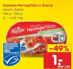 Heringsfilets in Creme Angebote von Hawesta bei Netto Marken-Discount Chemnitz für 1,00 €
