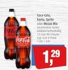 Markant Malente - Coca-Cola, Fanta, Sprite oder Mezzo Mix Angebot im Prospekt Coca-Cola, Fanta, Sprite oder Mezzo Mix bei Markant im Malente Prospekt für 1,29 €