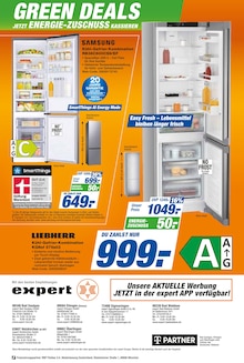 Kühlschrank im aktuellen expert Prospekt (Ravensburg) Kühlschrank im expert Prospekt "Top Angebote" mit 12 Seiten (Ravensburg)