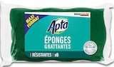 6 eponges grattantes vertes - APTA - Intermarché Super 6 eponges grattantes vertes - APTA à 1,23 € dans le catalogue Intermarché Super