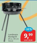 Rundgrill von Landmann im aktuellen budni Prospekt