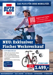 AUTOPLUS Prospekt: "NEU: Exklusiver Fischer Werksverkauf", 12 Seiten, 20.04.2024 - 04.05.2024
