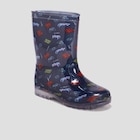 Bottes de pluie imprimé bleu marine garçon - La Halle Bottes de pluie imprimé bleu marine garçon à 12,99 € dans le catalogue La Halle