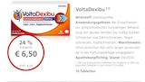 VoltaDexibu bei LINDA Premiumapotheke im Baden-Baden Prospekt für 6,50 €