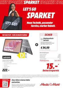 MediaMarkt Saturn Zella-Mehlis Prospekt "LET'S GO SPARKET" mit 1 Seite