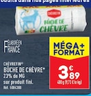 Promo BÛCHE DE CHÈVRE à 3,89 € dans le catalogue Aldi à Anglet