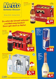 Netto Getränke-Markt, DU WILLST DIE UMWELT SCHONEN UND MEHRWEG KAUFEN? DANN GEH DOCH ZU NETTO! für Berlin